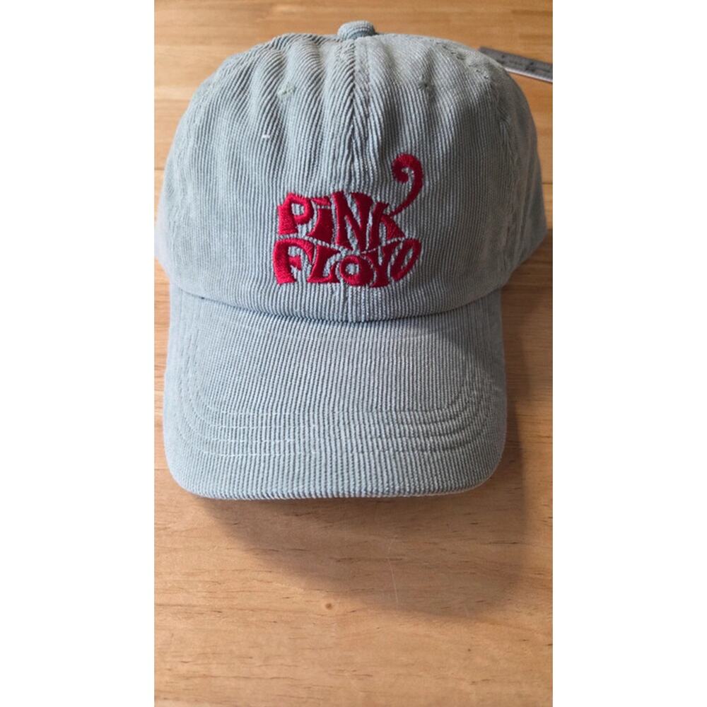 Pink Floyd Corduroy Hat Strapback Cap Embroidered Logo Dad Hat NWT